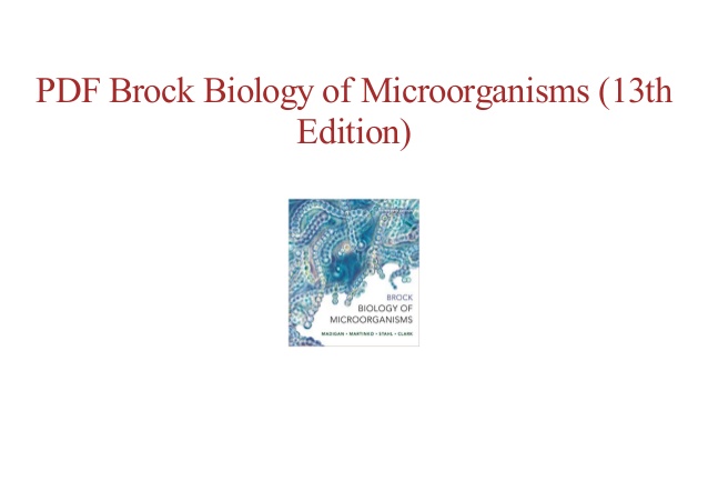 Brock book of microbiology pdf